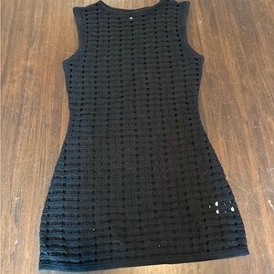 Cotton On Black Sleeveless Sheath Mini Dress
